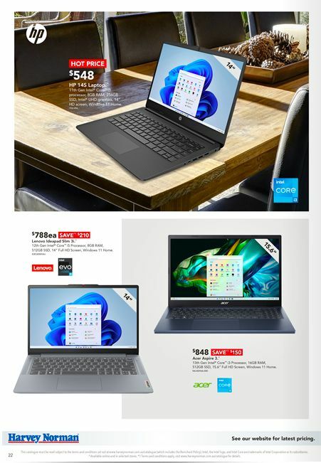 Harvey Norman Computers – Tech Essentials for Work & Play Catalogues from 9 February