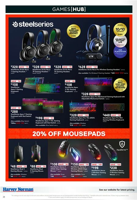 Harvey Norman Computers – Tech Essentials for Work & Play Catalogues from 9 February