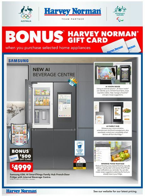 Harvey Norman Elecctrical Home Catalogues from 2 May