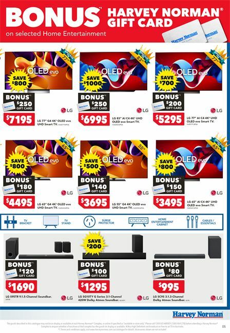 Harvey Norman Catalogues from 16 August
