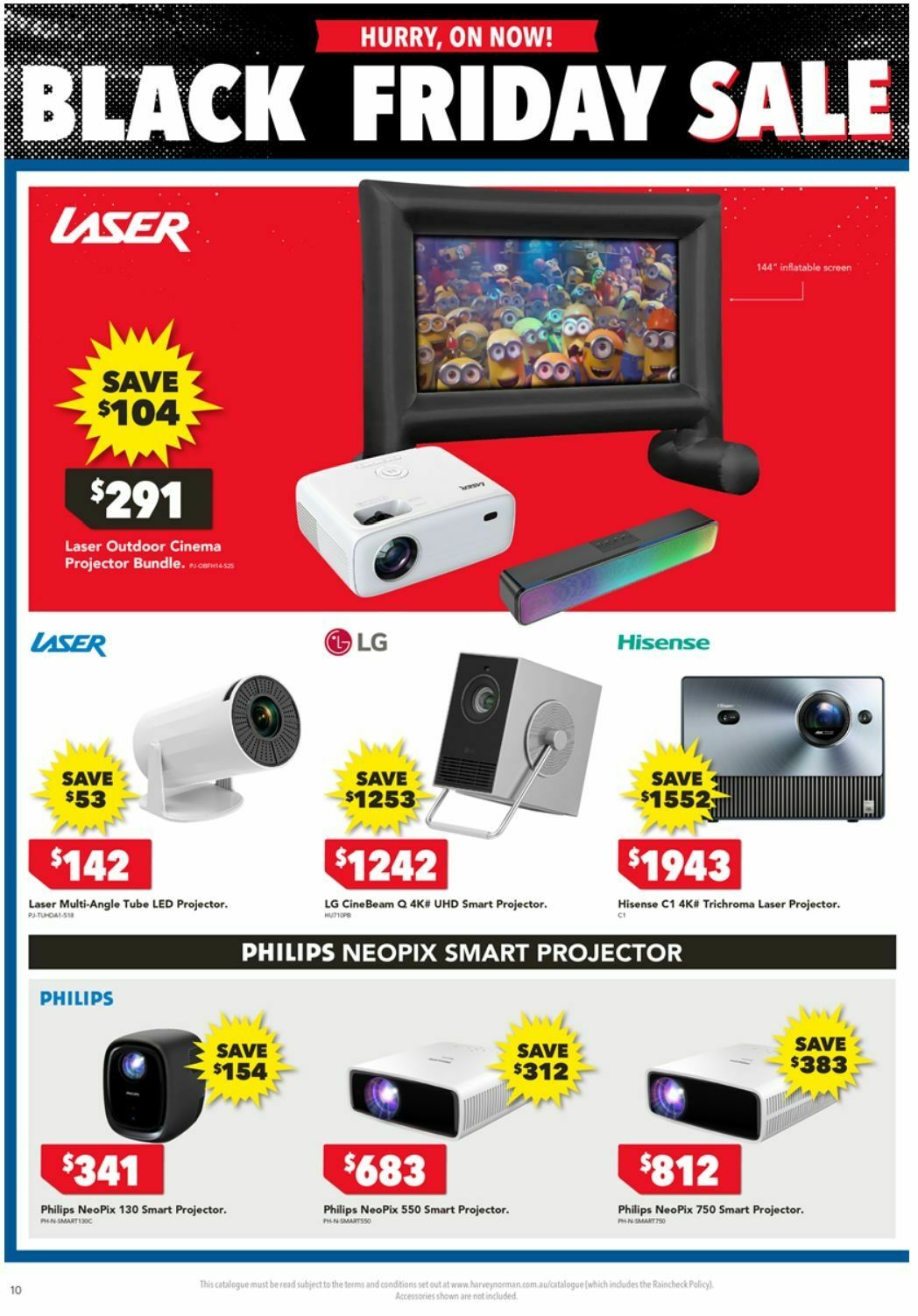 Harvey Norman Electrical Appliances Black Friday Catalogues from 28 November