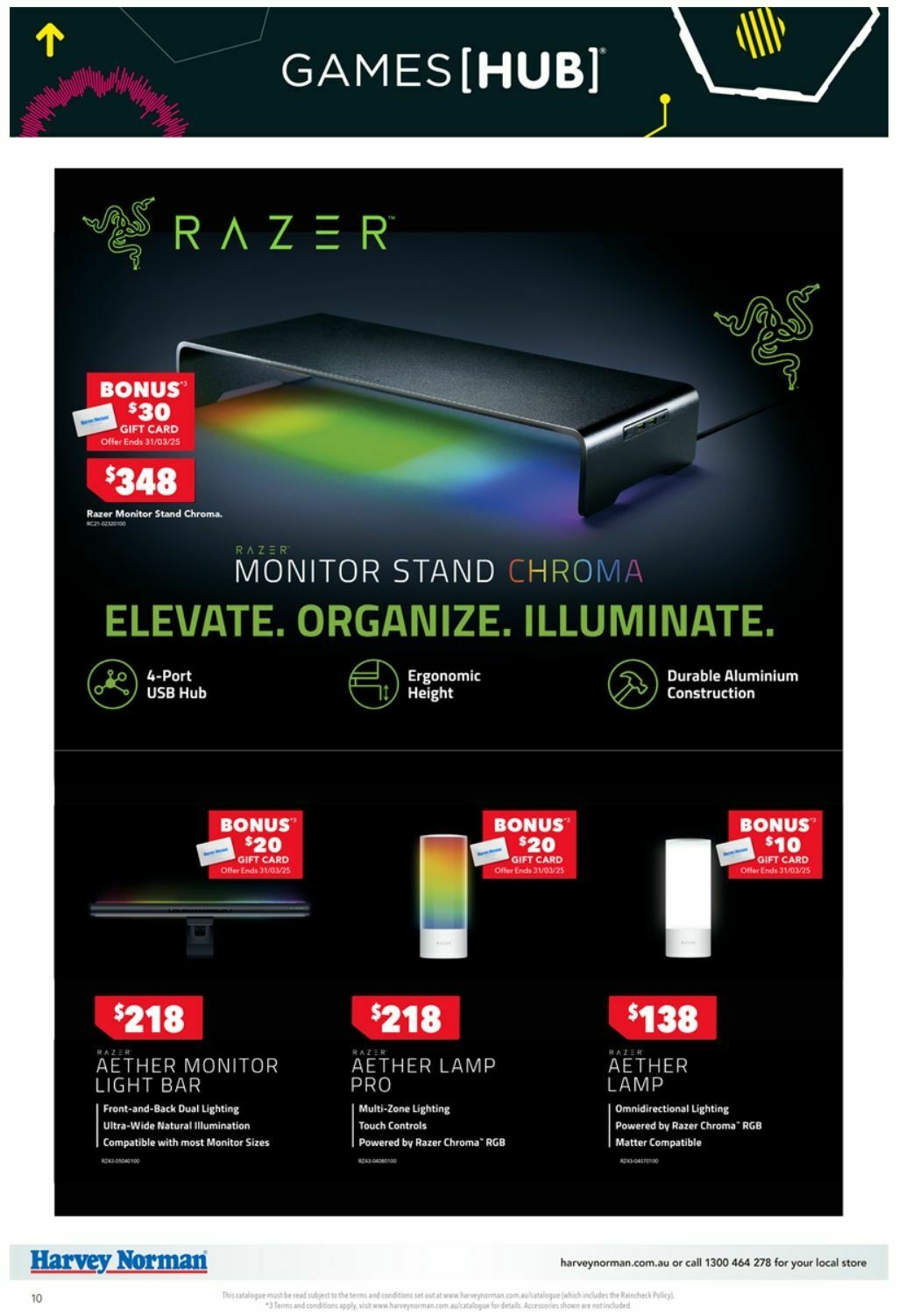 Harvey Norman March Gaming Catalogue Catalogues from 13 March