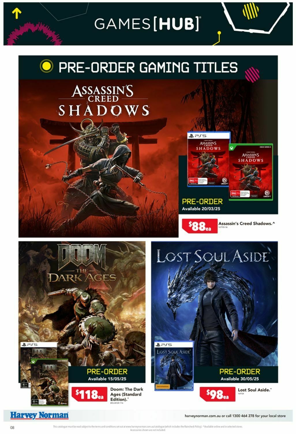 Harvey Norman March Gaming Catalogue Catalogues from 13 March