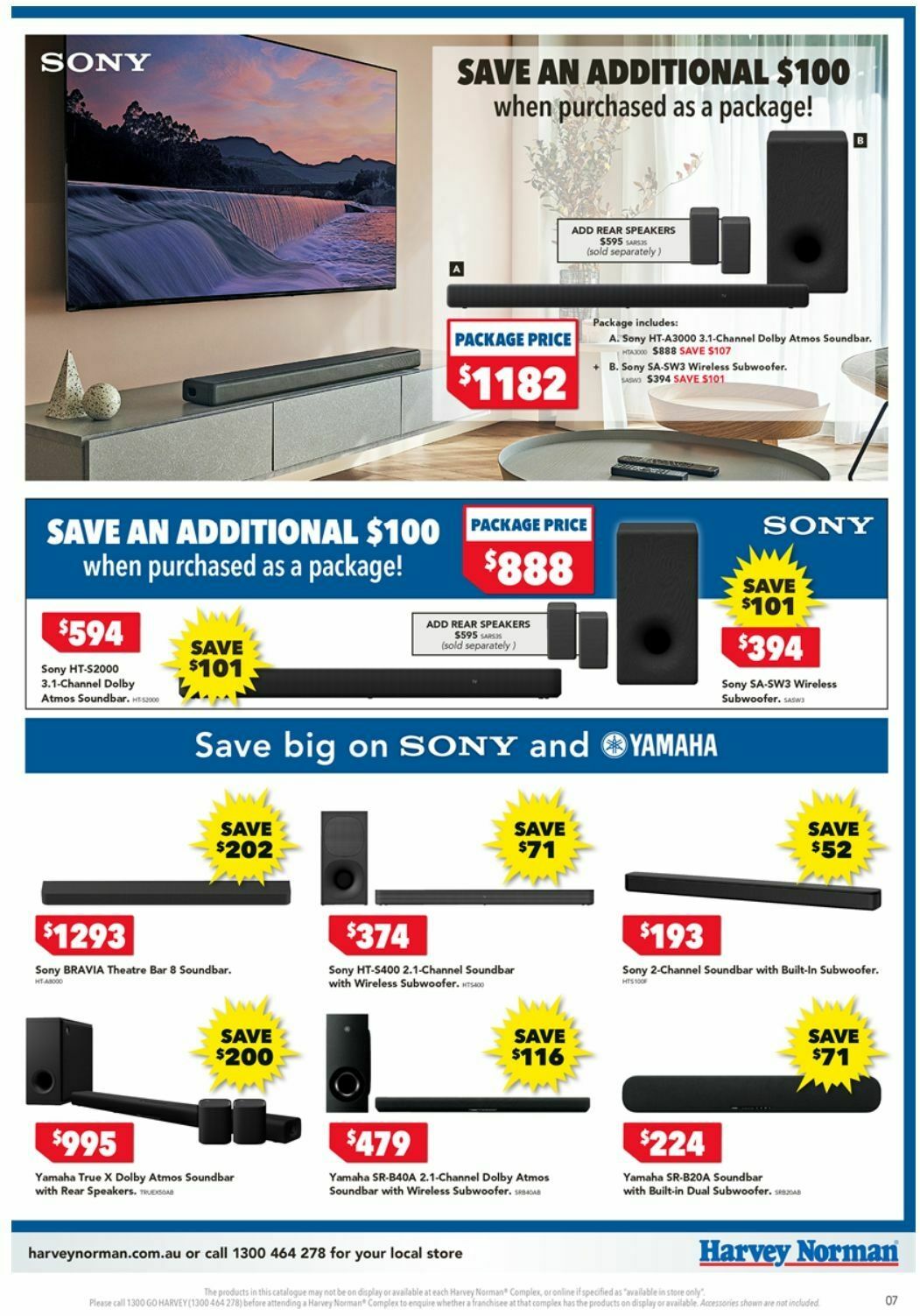 Harvey Norman Catalogues from 27 March