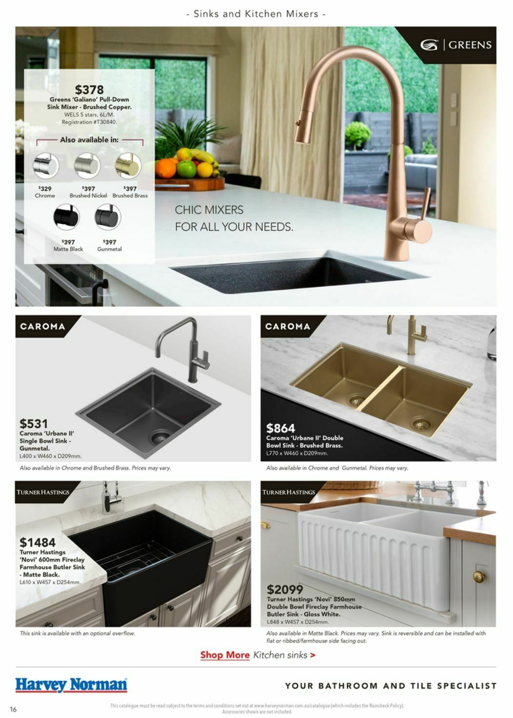 Harvey Norman Bathroom Style Catalogues from 3 April