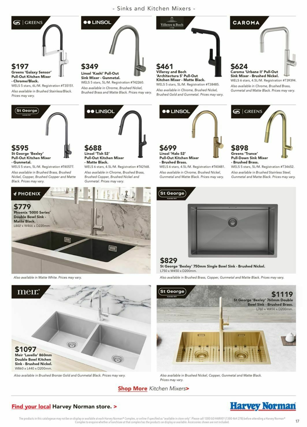 Harvey Norman Bathroom Style Catalogues from 3 April