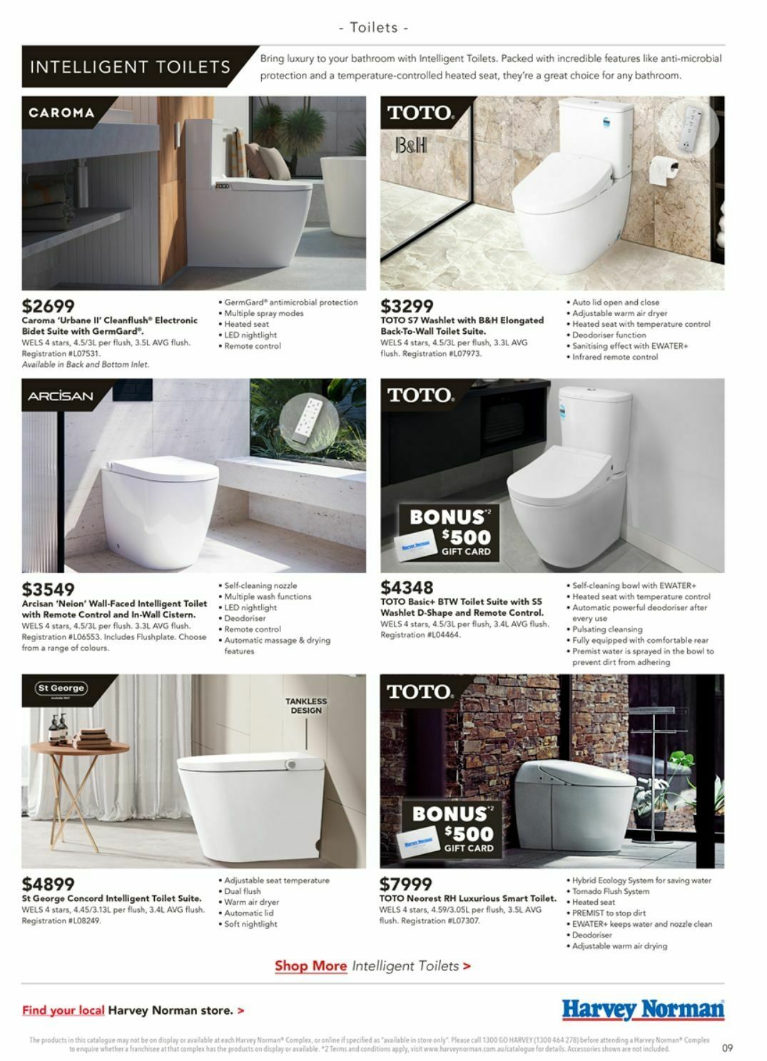 Harvey Norman Bathroom Style Catalogues from 3 April