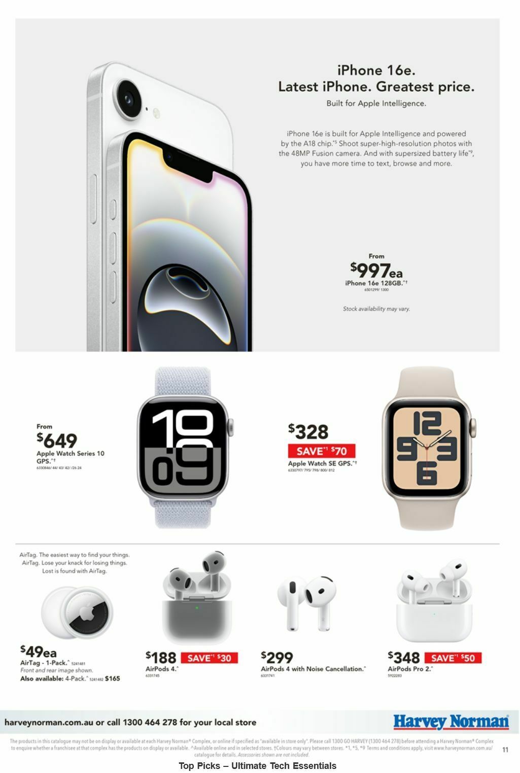 Harvey Norman Catalogues from 10 April