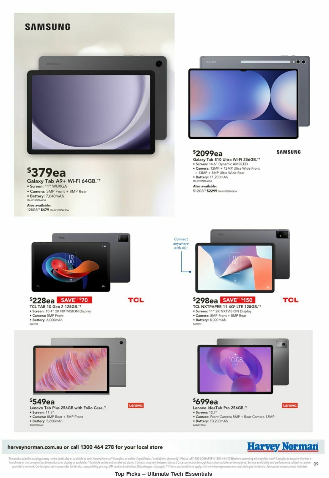 Harvey Norman Catalogues from 10 April