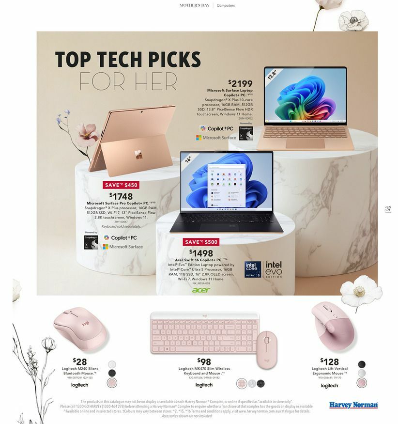 Harvey Norman Catalogues from 25 April