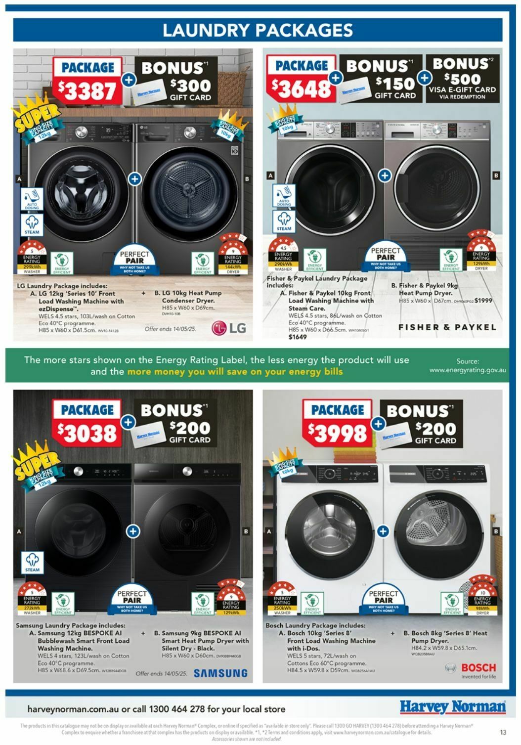 Harvey Norman Catalogues from 9 May