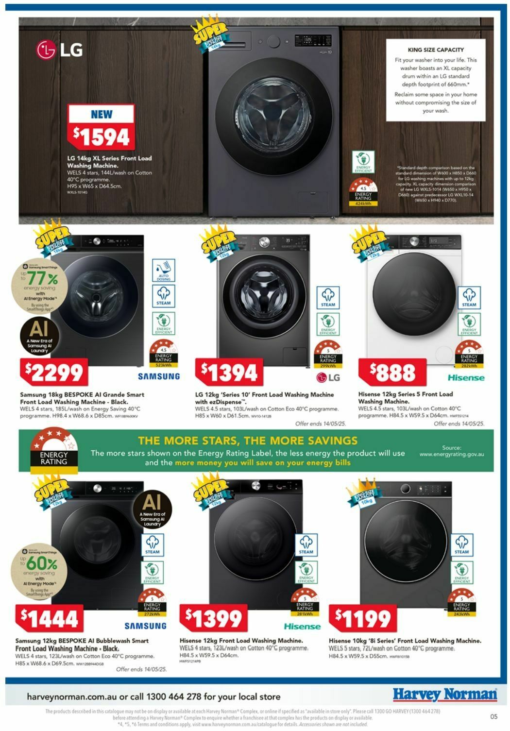 Harvey Norman Catalogues from 9 May