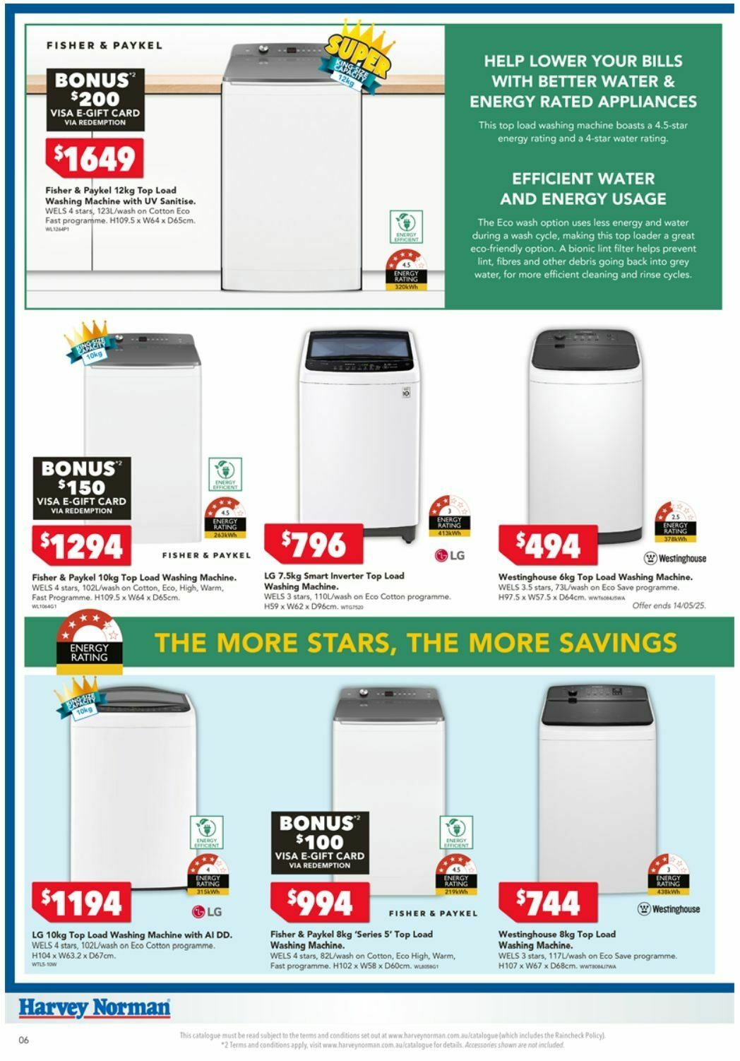 Harvey Norman Catalogues from 9 May