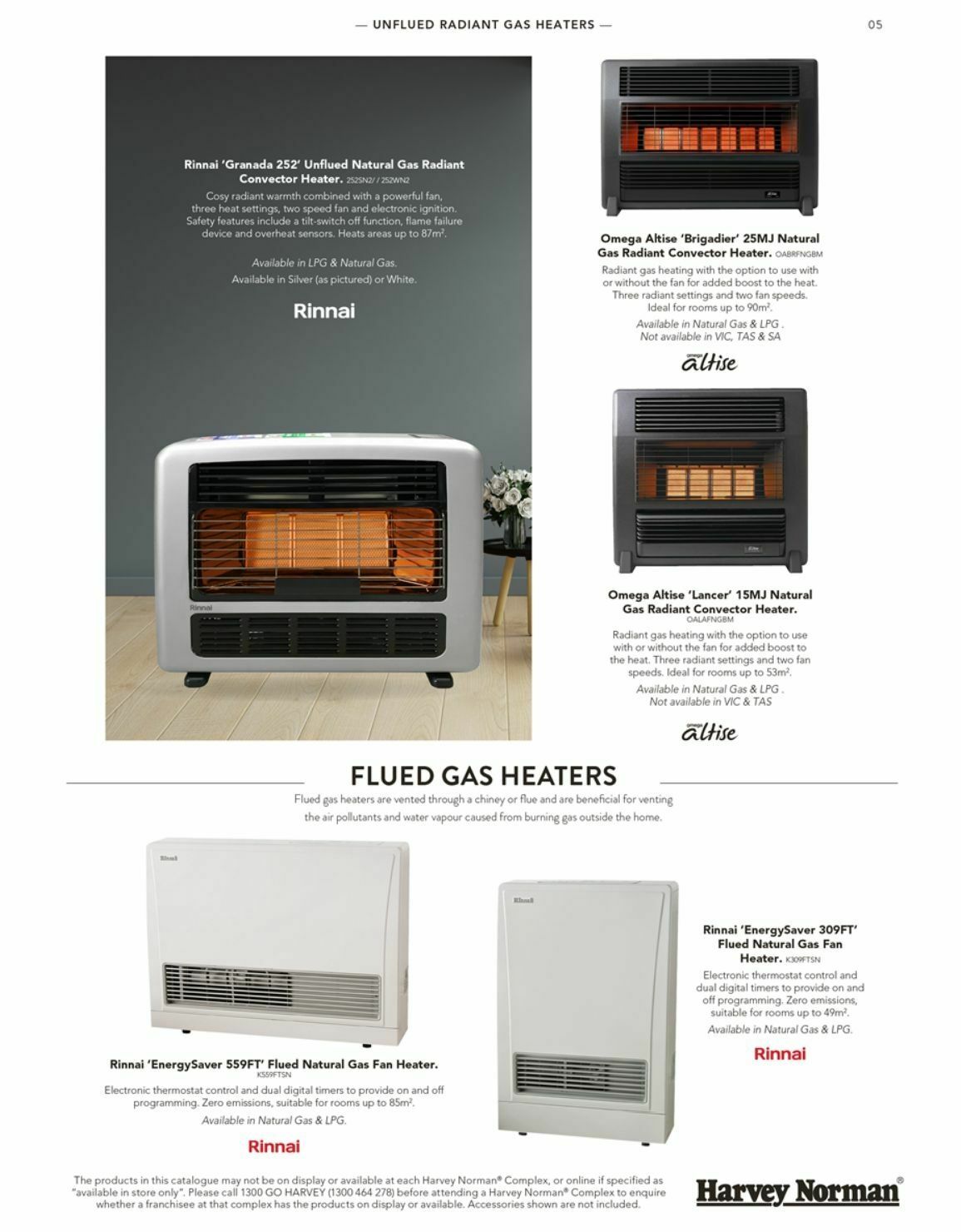 Harvey Norman Home Heating Catalogues from 1 May