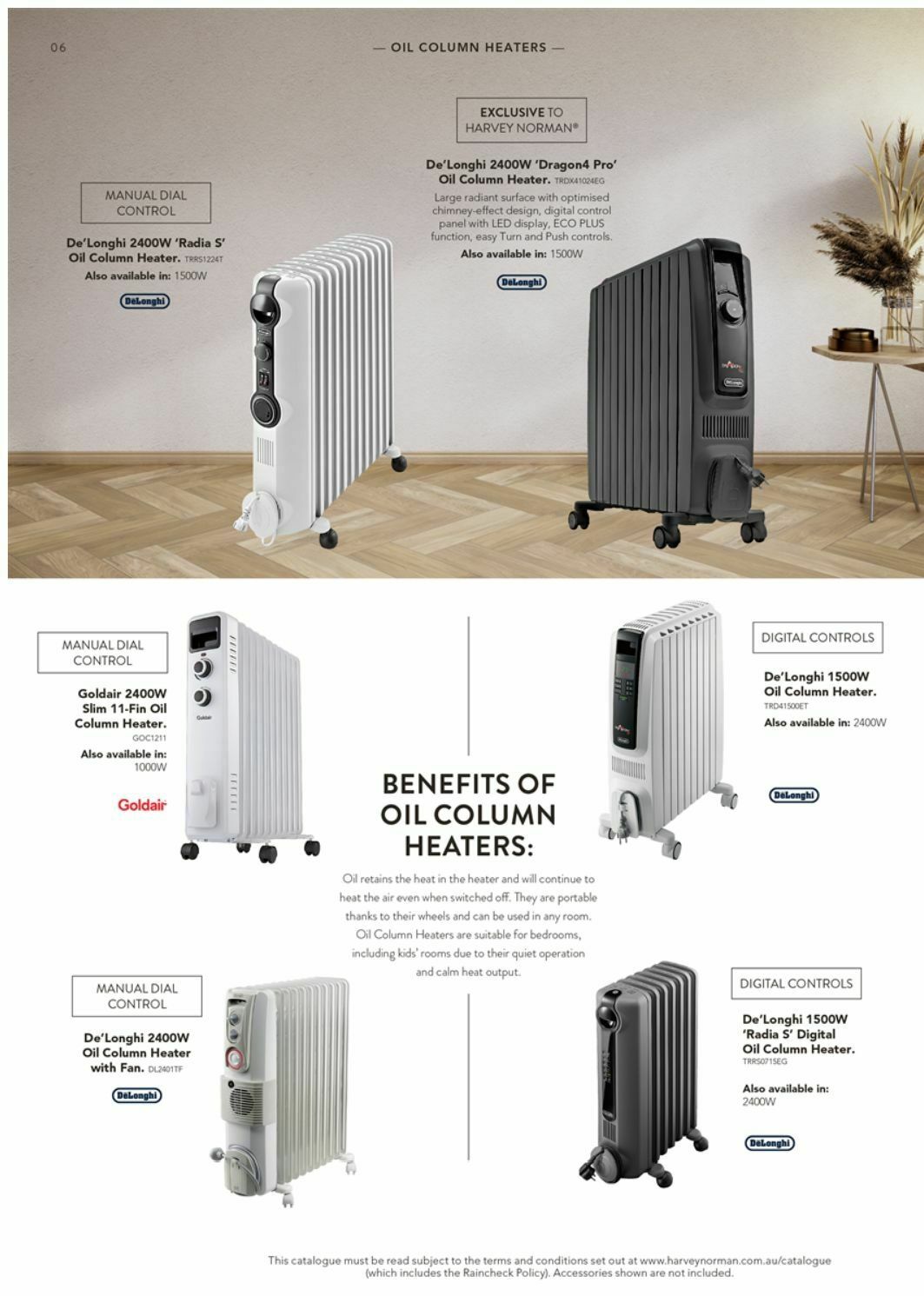 Harvey Norman Home Heating Catalogues from 1 May