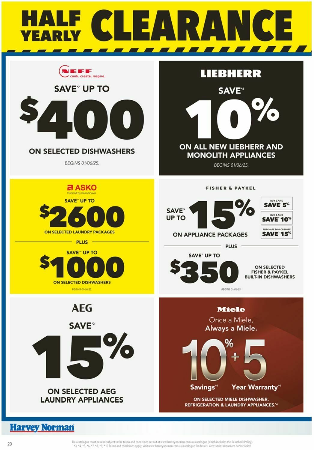 Harvey Norman Catalogues from 29 May