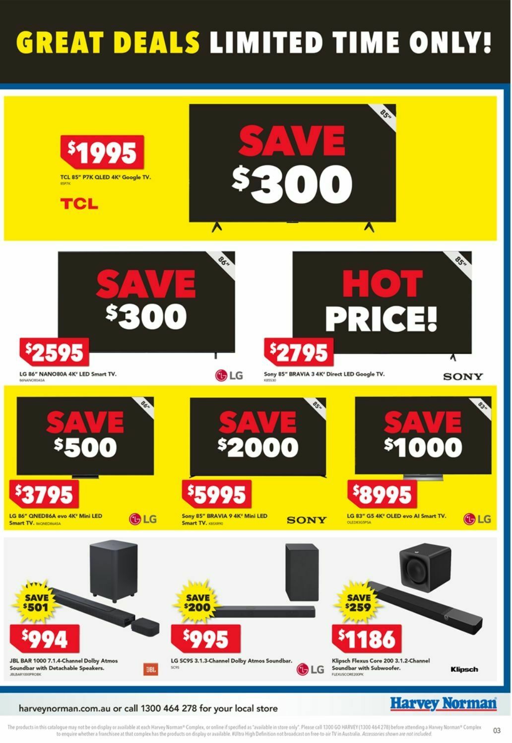 Harvey Norman Catalogues from 29 May