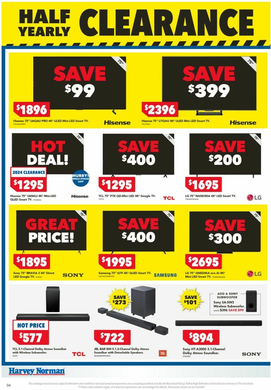 Harvey Norman Catalogues from 29 May
