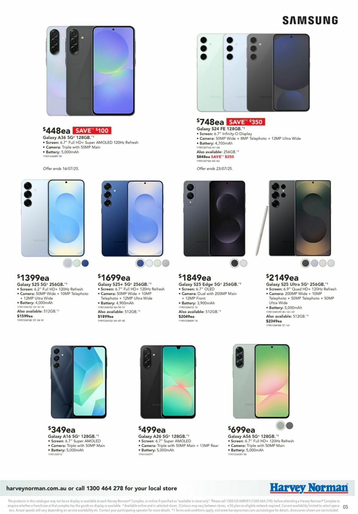 Harvey Norman Catalogues from 10 July