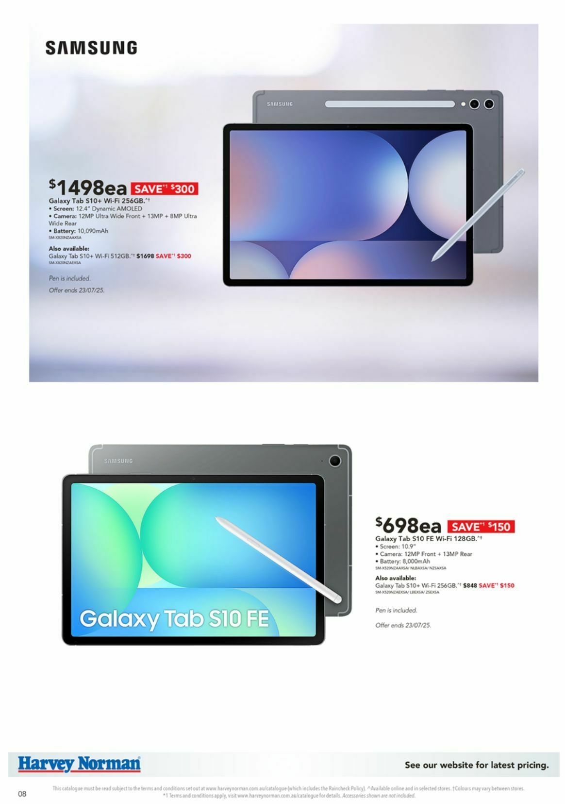 Harvey Norman Catalogues from 10 July