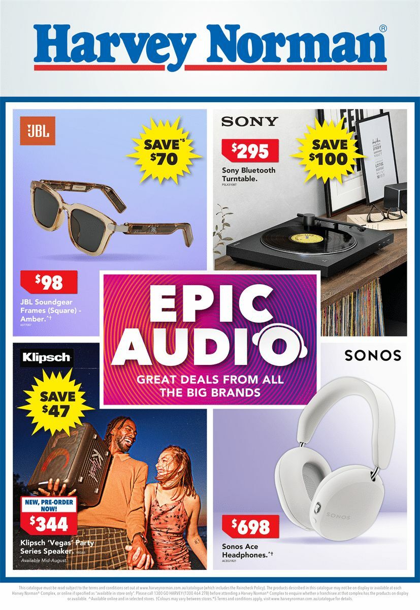 Harvey Norman Catalogues from 2 August