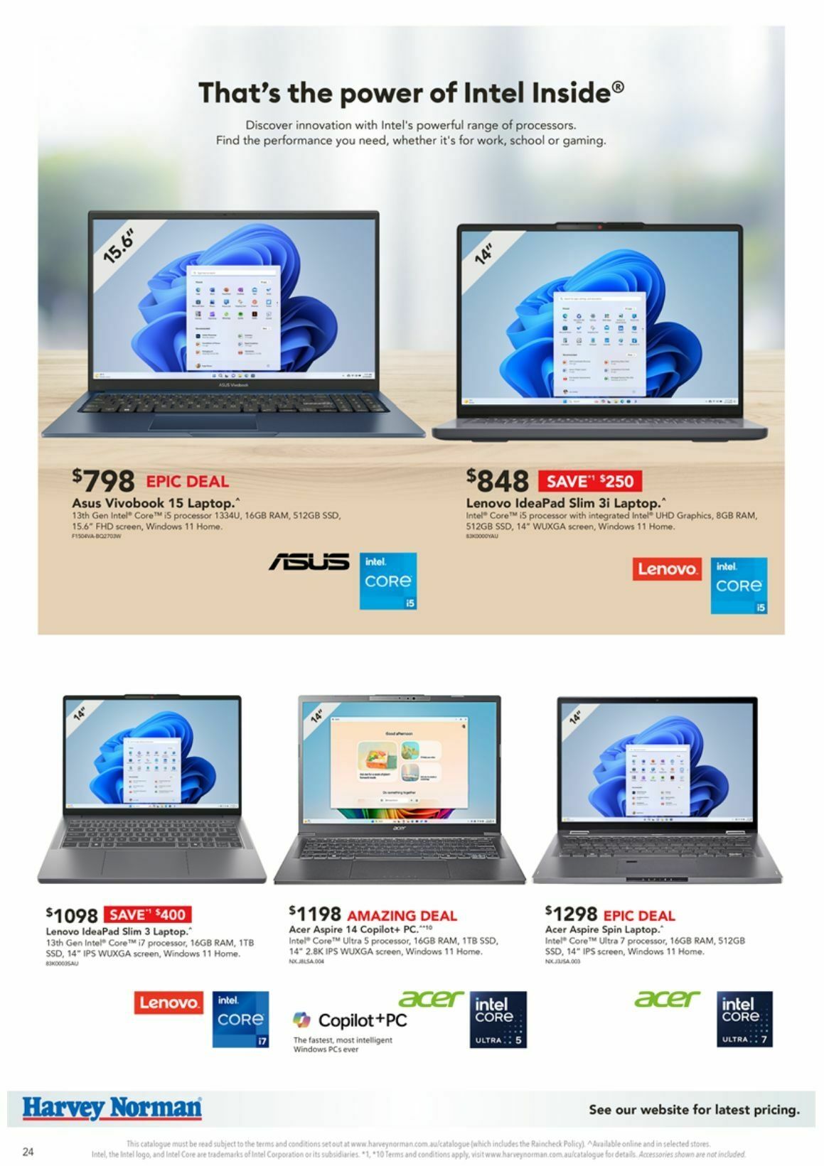 Harvey Norman Catalogues from 14 August