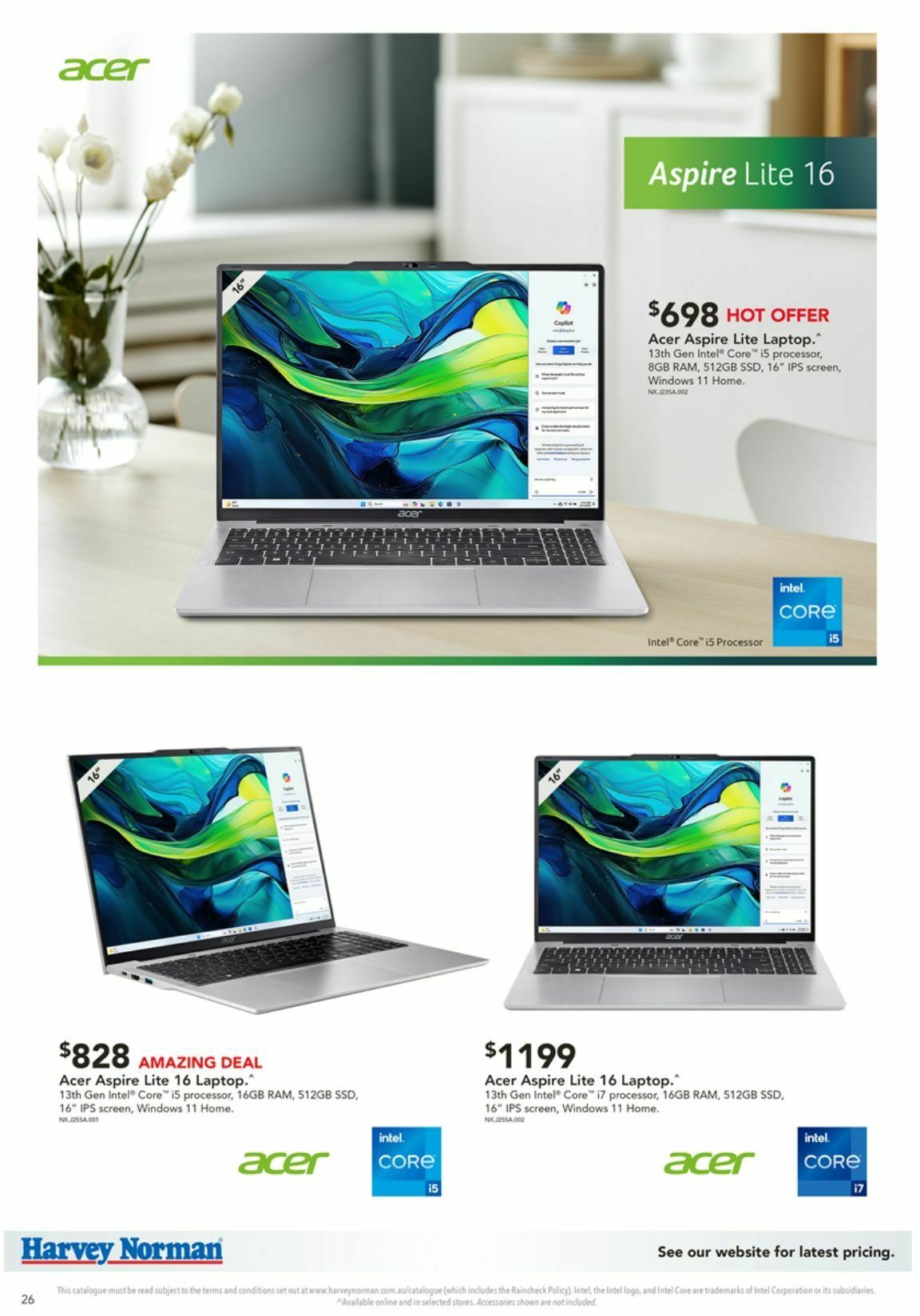 Harvey Norman Catalogues from 14 August