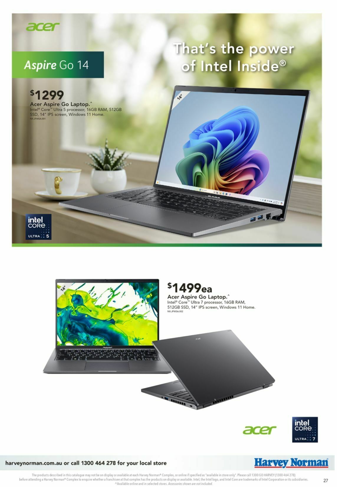 Harvey Norman Catalogues from 14 August