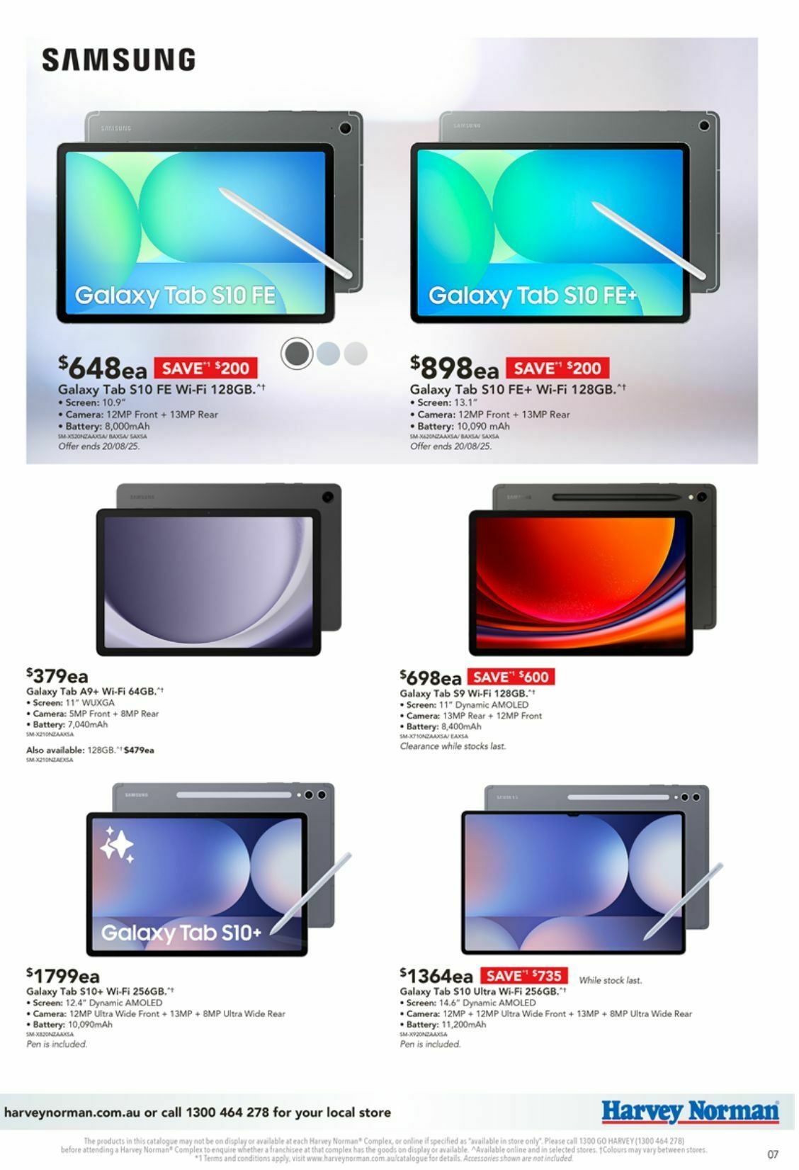 Harvey Norman Catalogues from 14 August