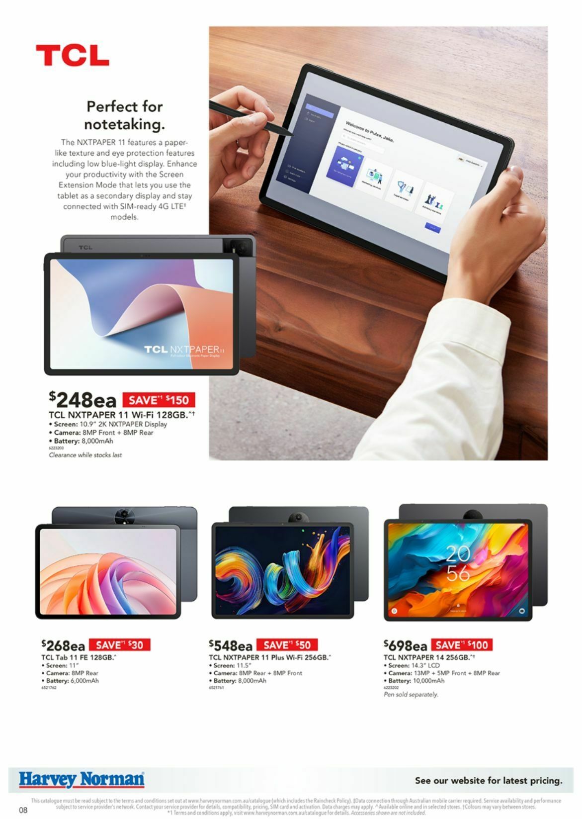 Harvey Norman Catalogues from 14 August