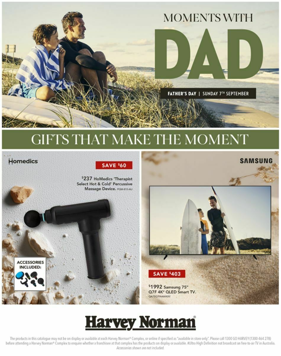 Harvey Norman Father's Day Catalogues from 28 August