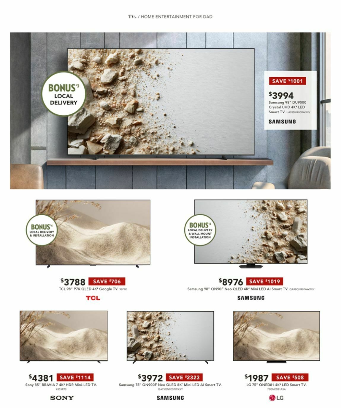 Harvey Norman Father's Day Catalogues from 28 August