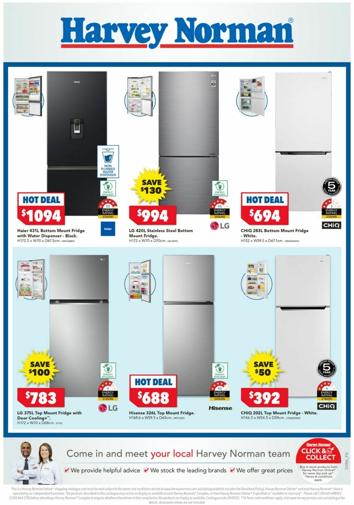Harvey Norman Catalogues from 18 September