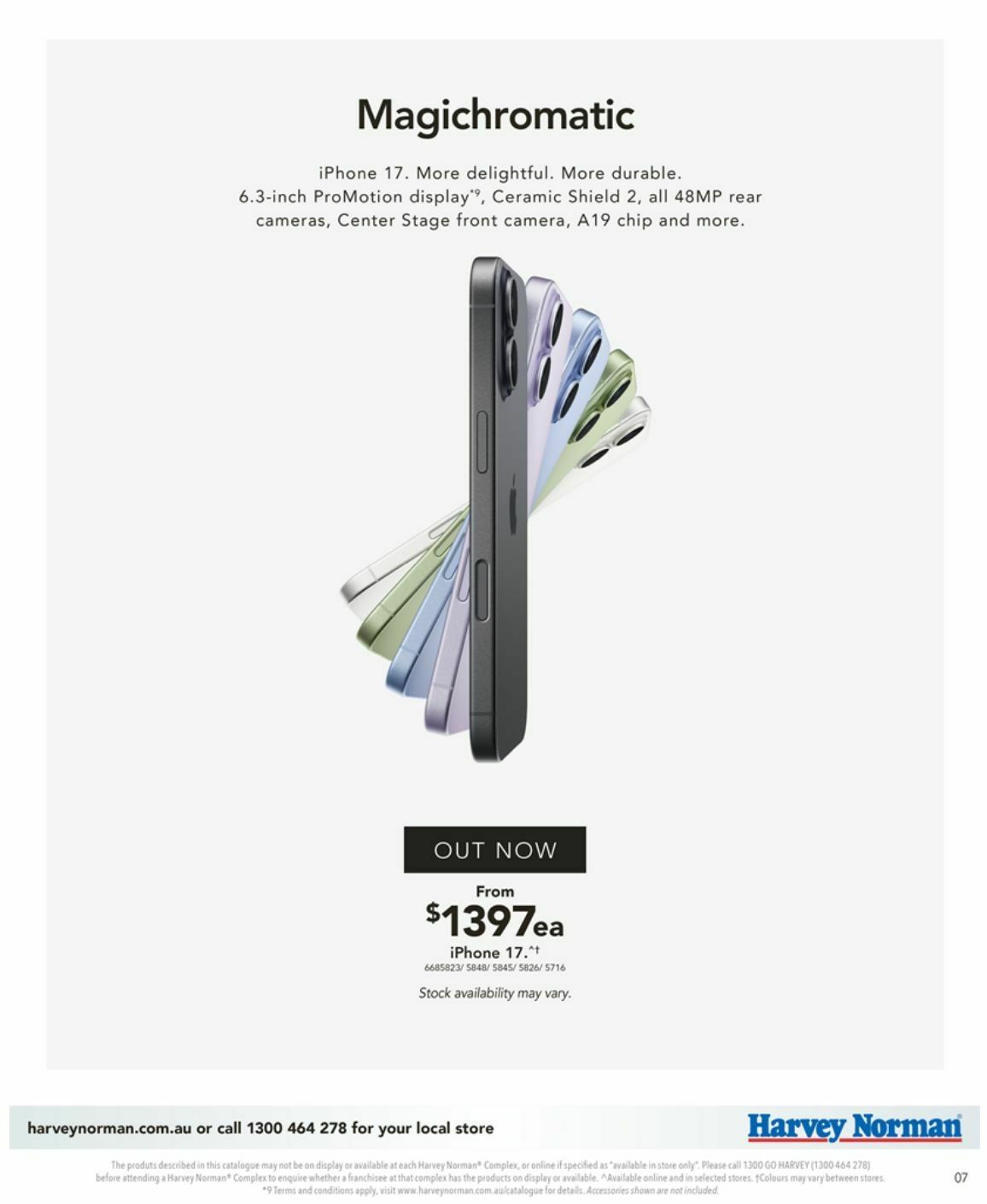 Harvey Norman Catalogues from 19 September