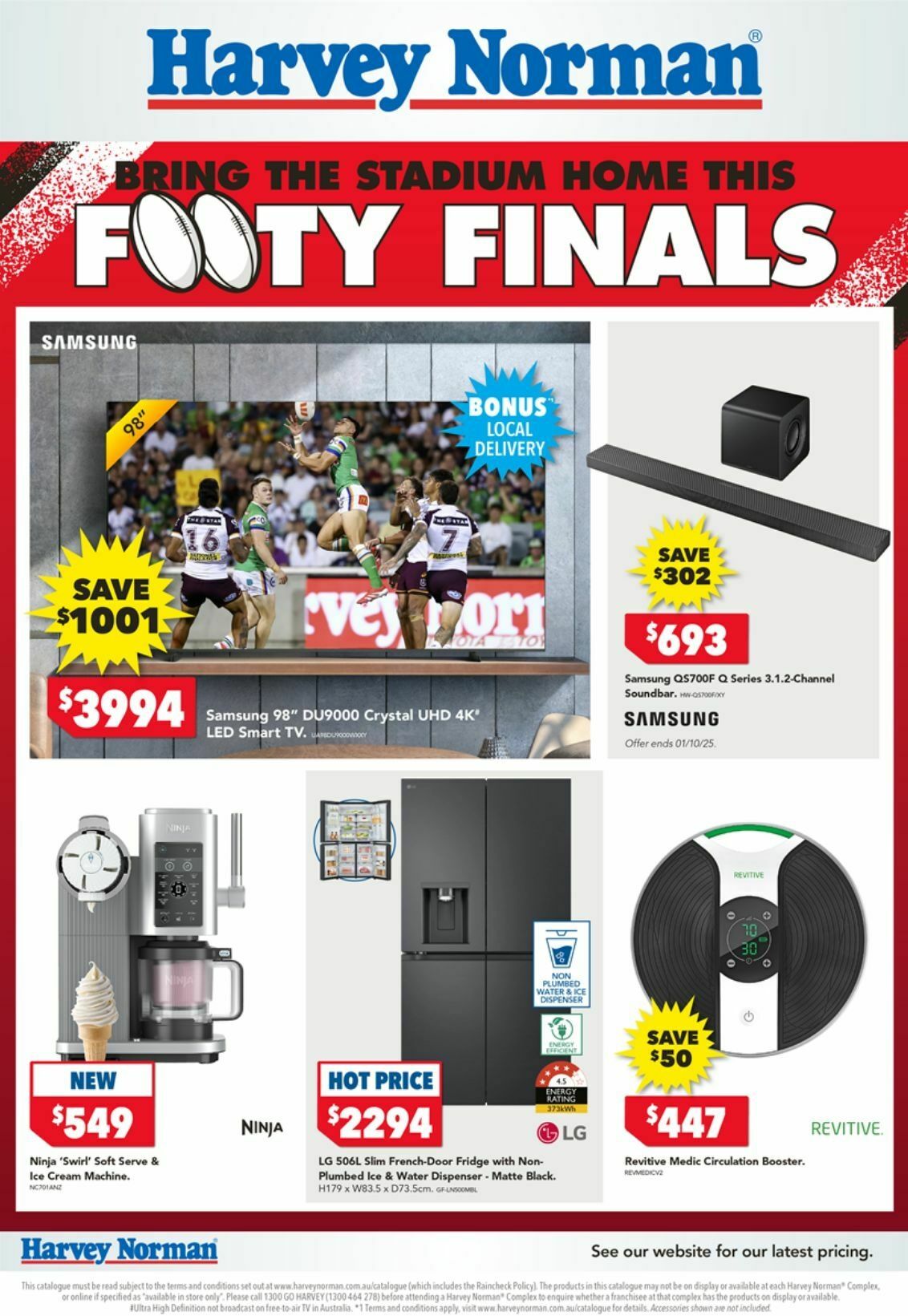 Harvey Norman Catalogues from 25 September