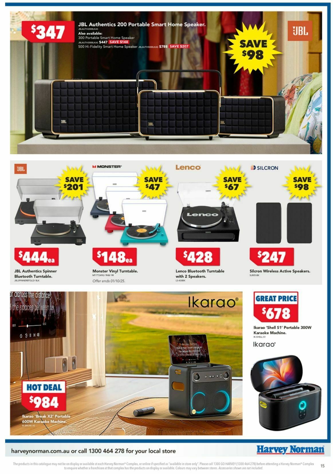 Harvey Norman Catalogues from 25 September