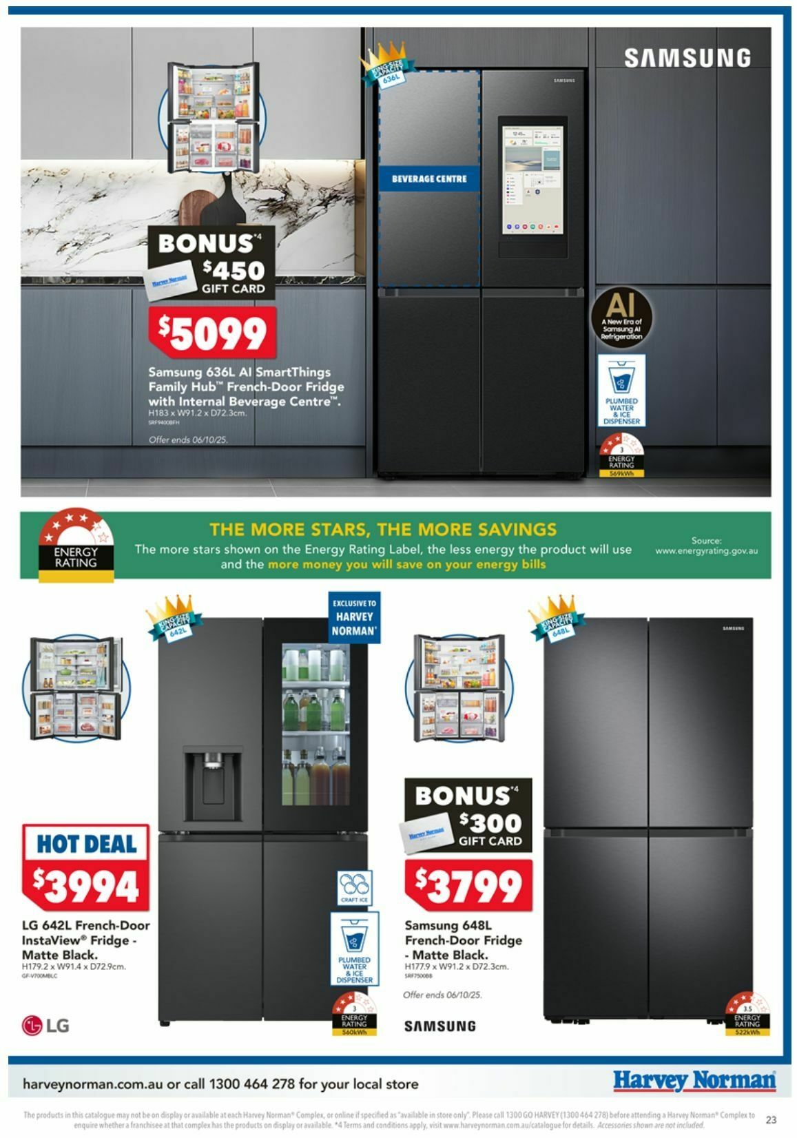 Harvey Norman Catalogues from 25 September