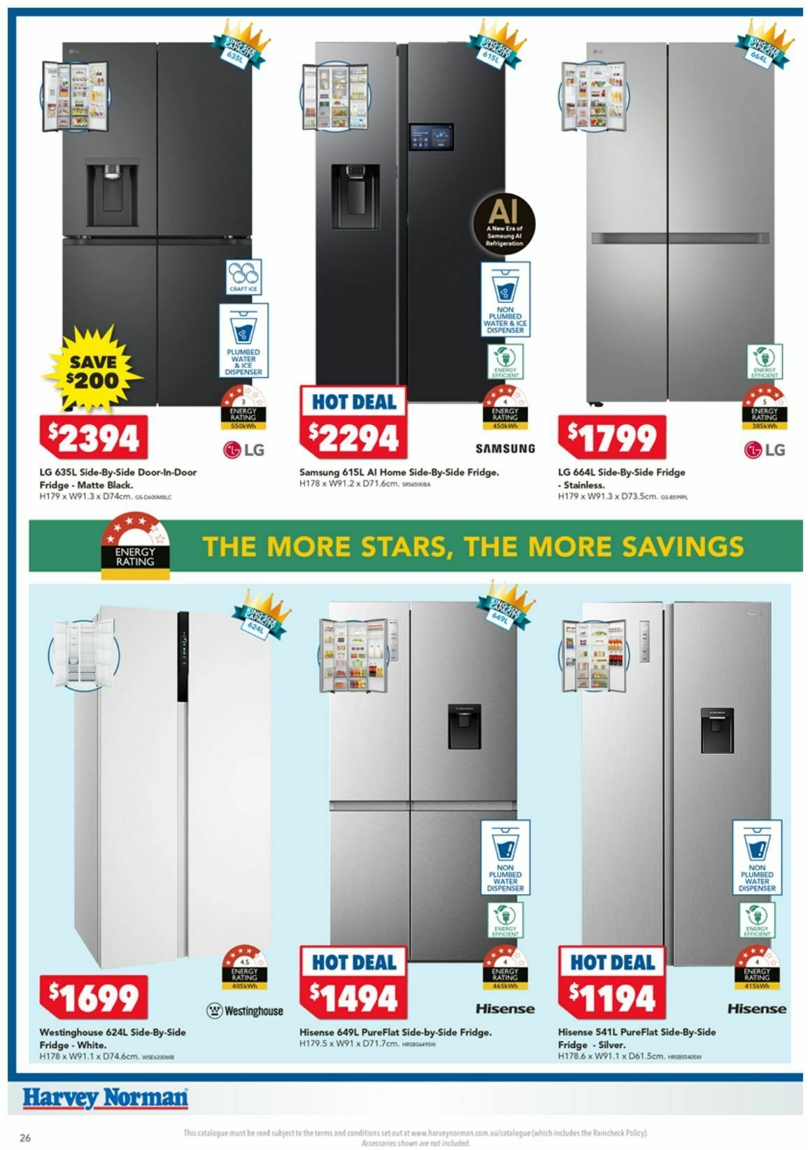 Harvey Norman Catalogues from 25 September