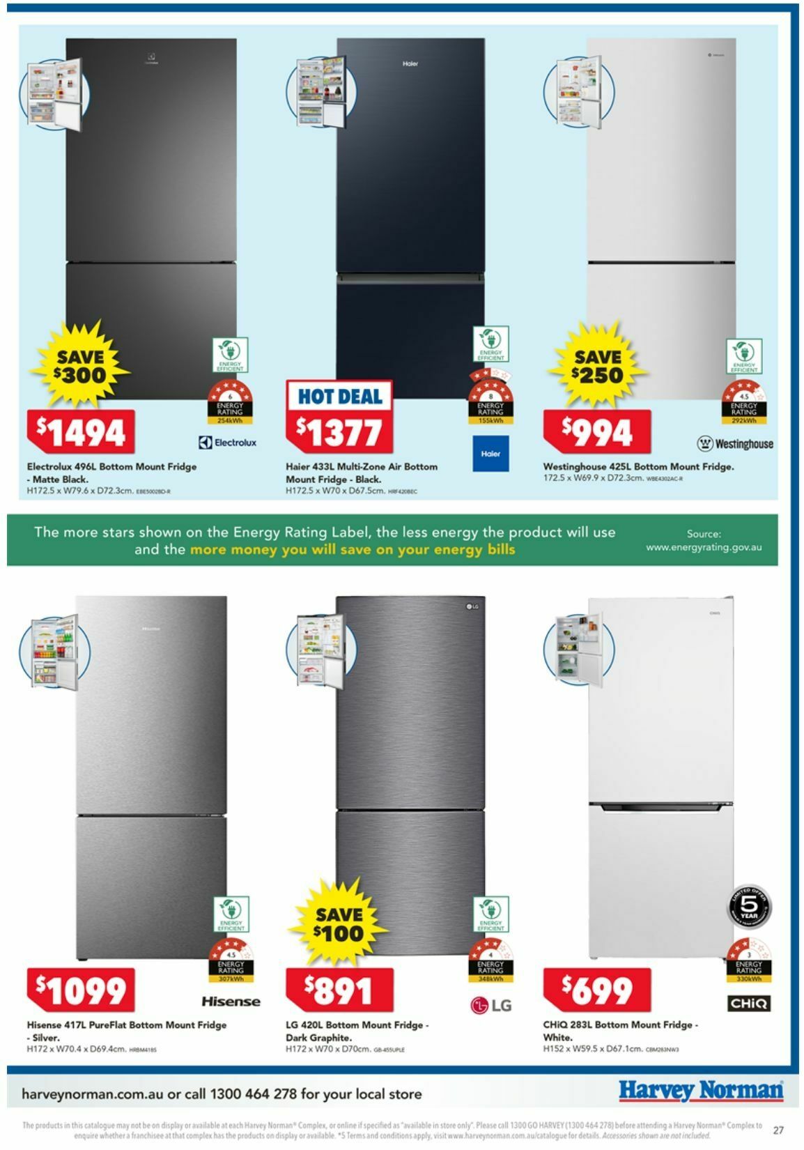 Harvey Norman Catalogues from 25 September