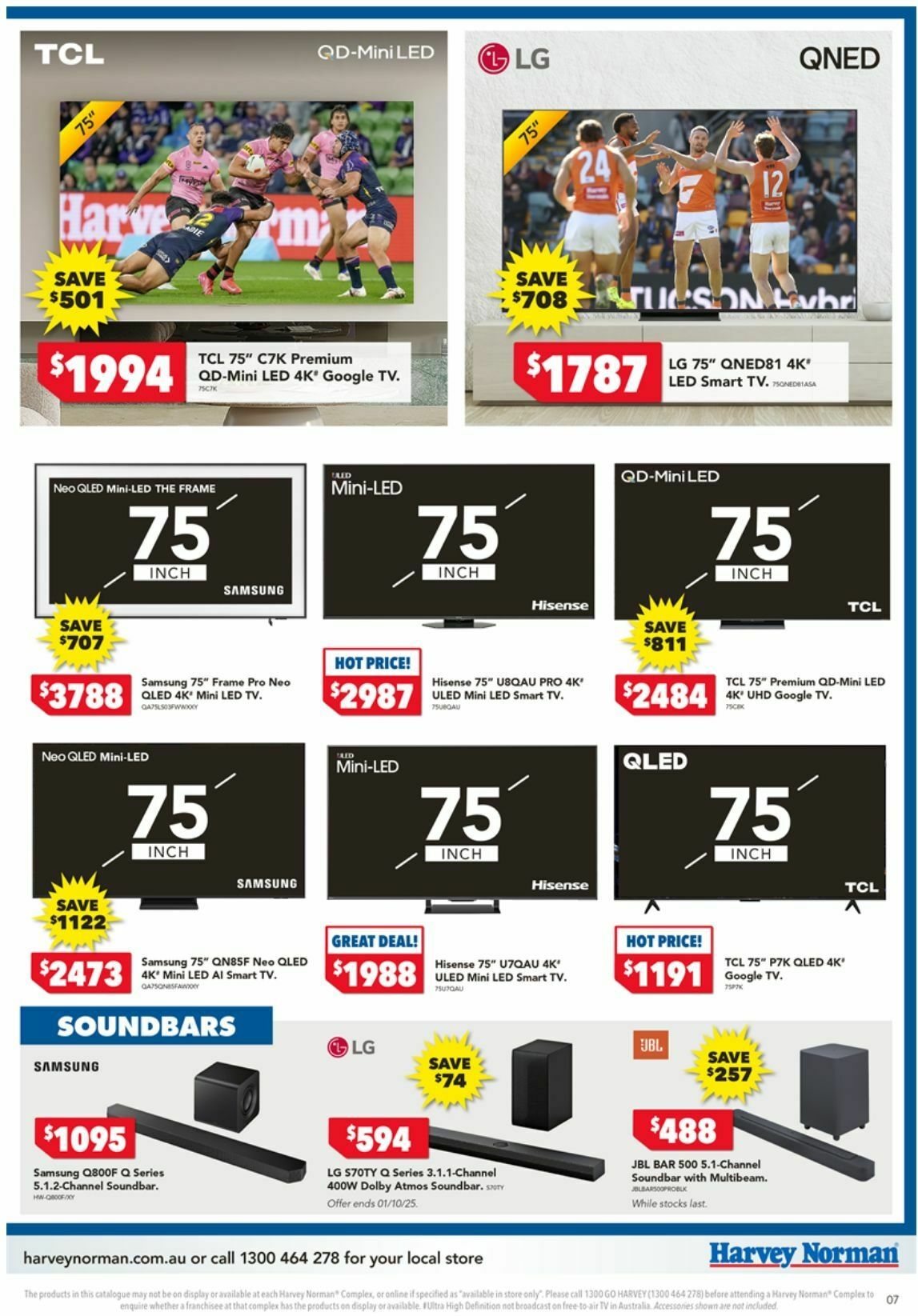 Harvey Norman Catalogues from 25 September