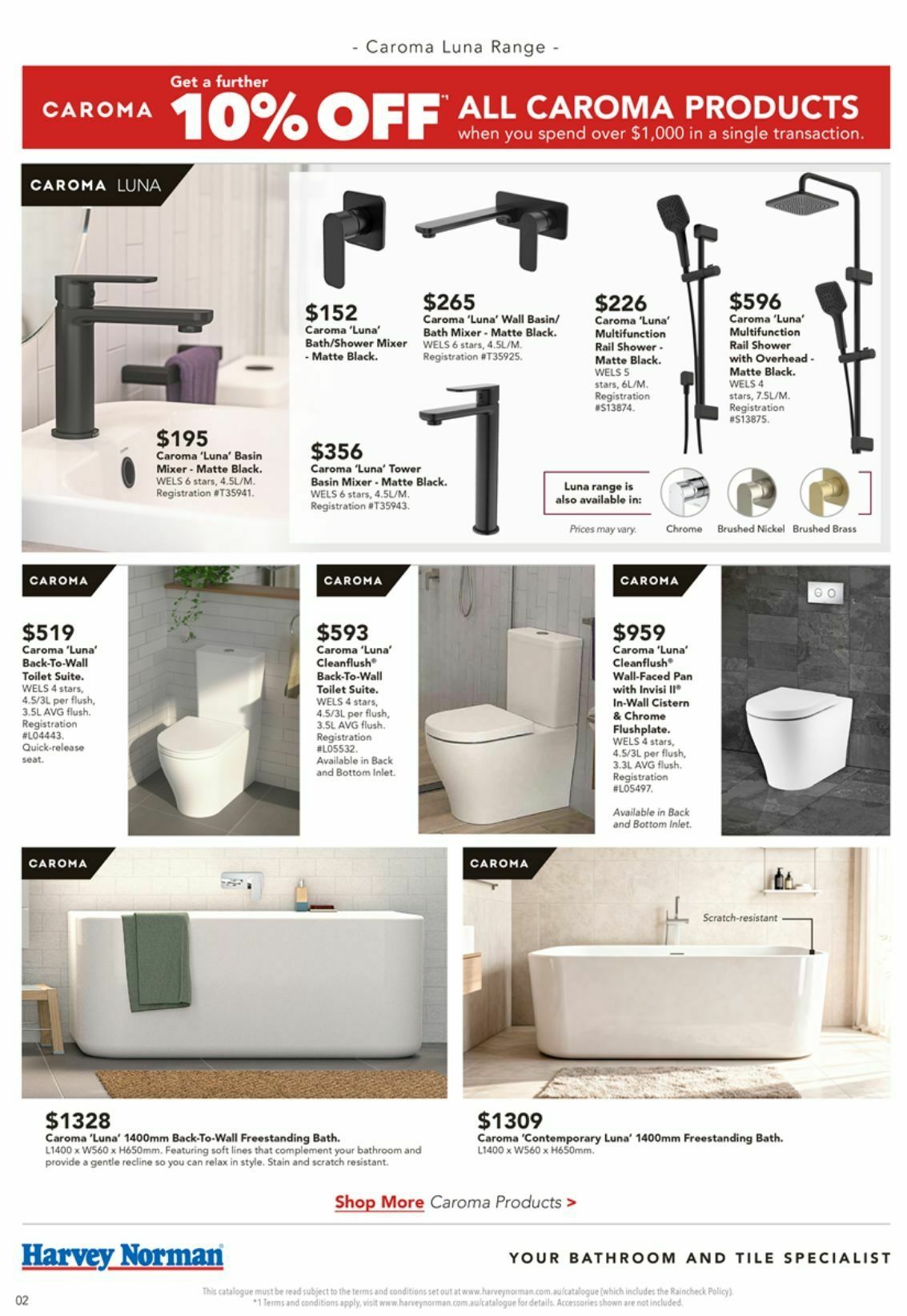 Harvey Norman Catalogues from 3 October
