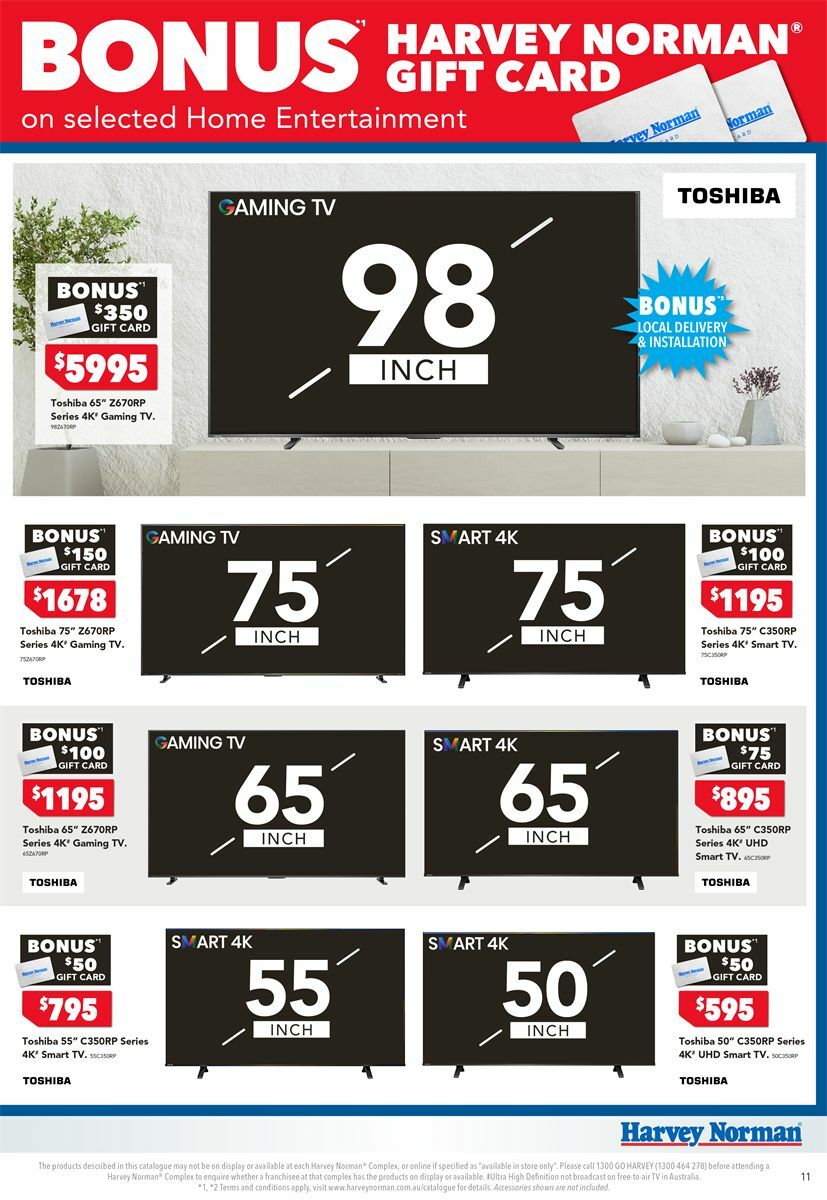 Harvey Norman Catalogues from 18 October