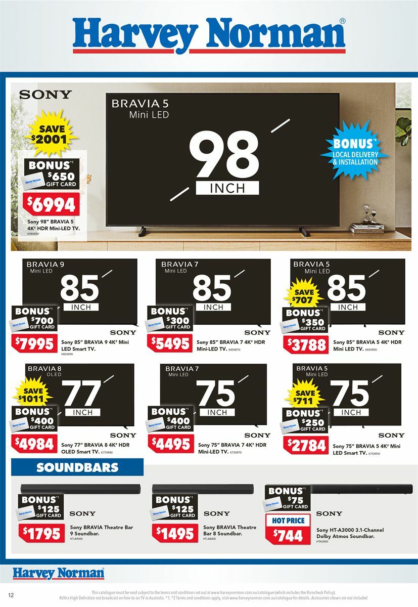 Harvey Norman Catalogues from 18 October