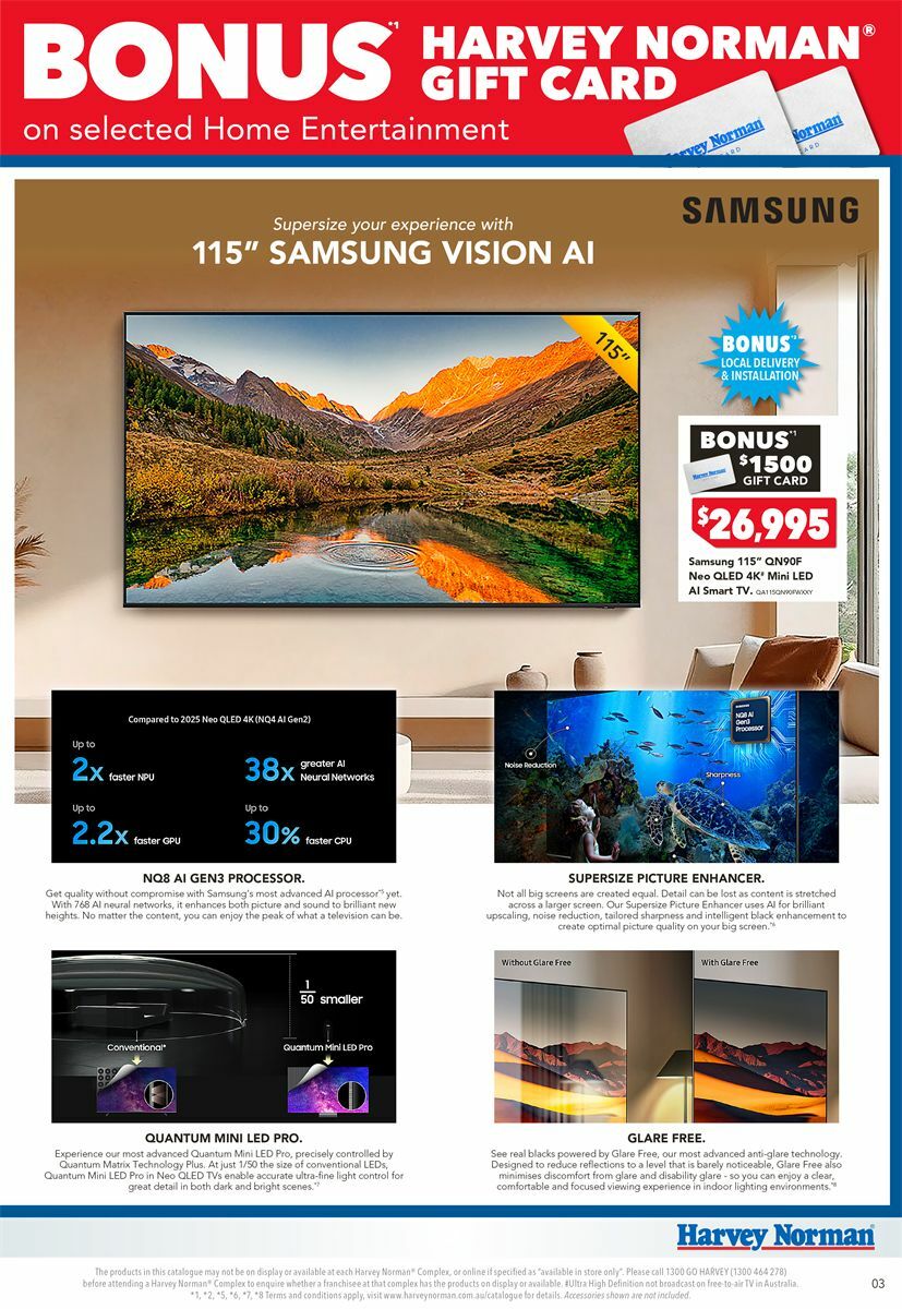 Harvey Norman Catalogues from 18 October