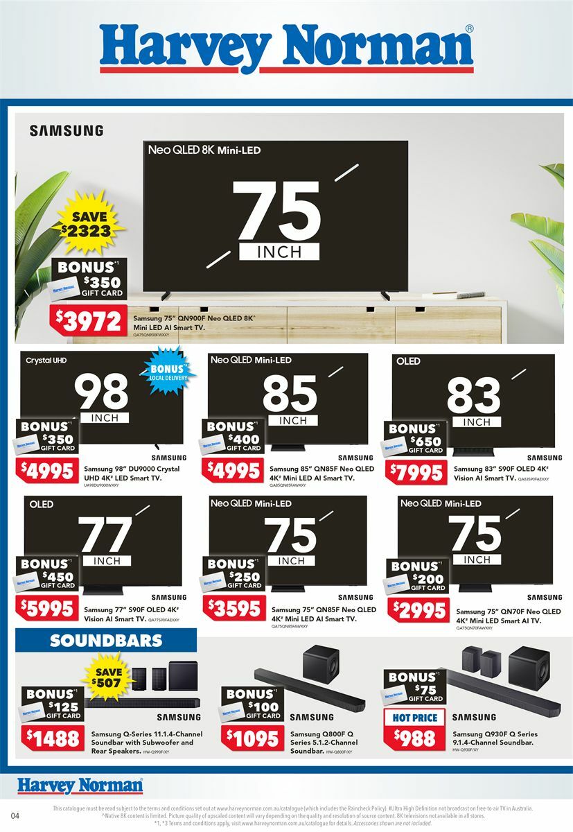 Harvey Norman Catalogues from 18 October