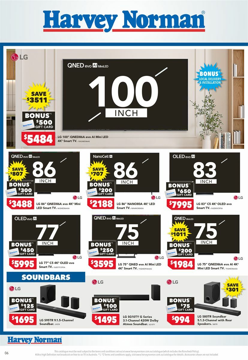 Harvey Norman Catalogues from 18 October