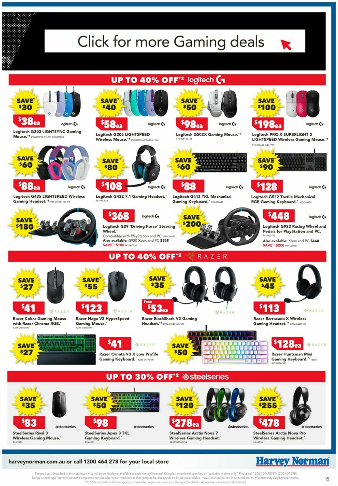 Harvey Norman Catalogues from 20 November