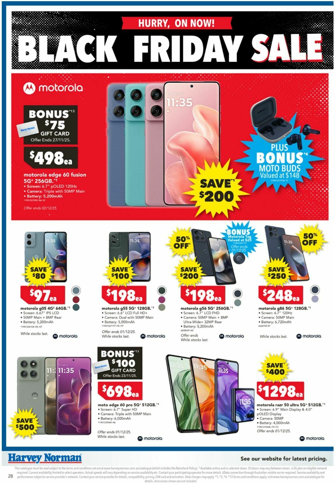 Harvey Norman Catalogues from 20 November