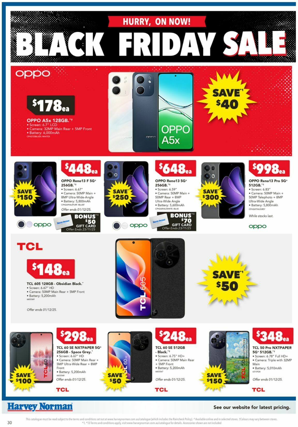 Harvey Norman Catalogues from 20 November