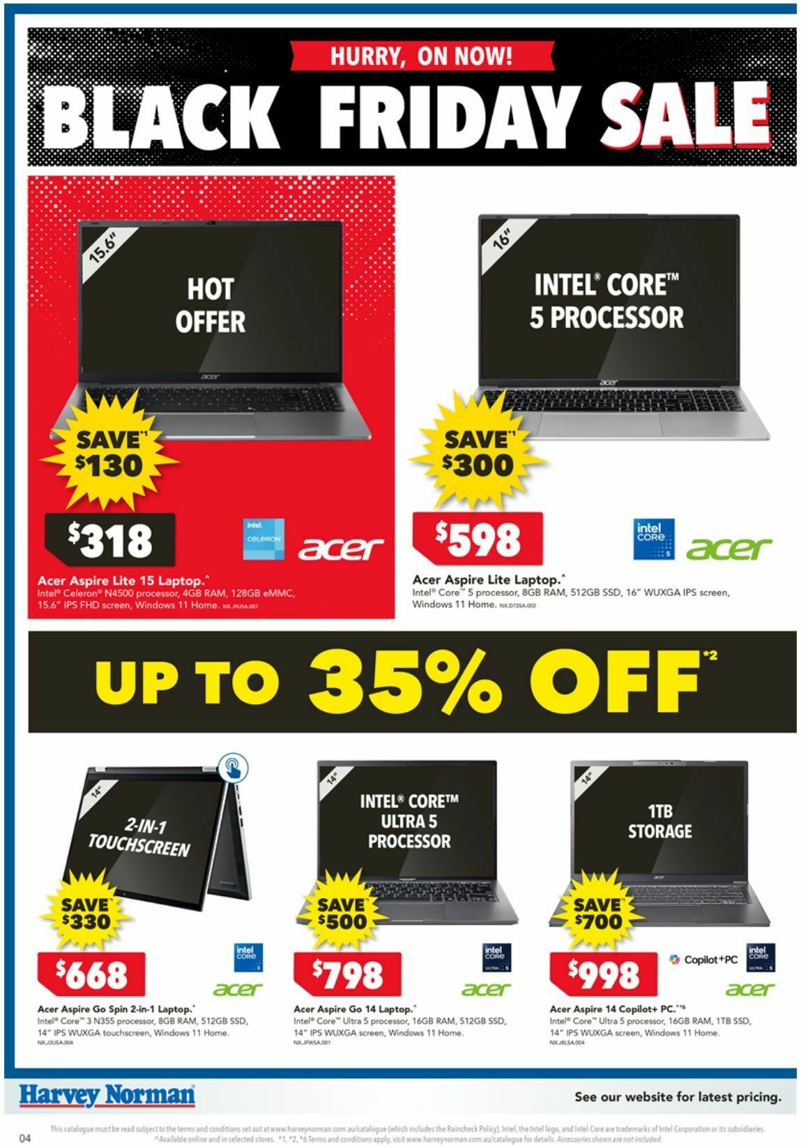 Harvey Norman Catalogues from 20 November